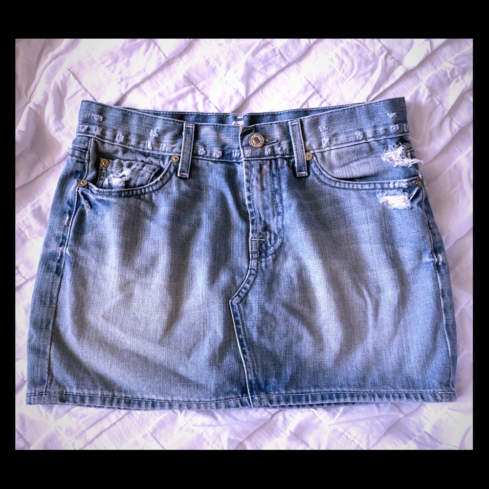 7 For All Mankind mini skirt